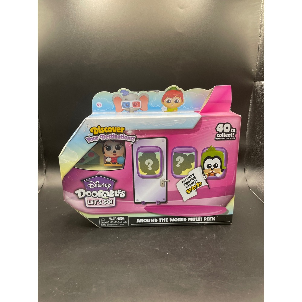 Disney Doorables Lets Go Around the World Multi Peek Series Blind Box 5-7 Figs